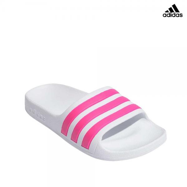 Chanclas AQUA K blanco/rosa