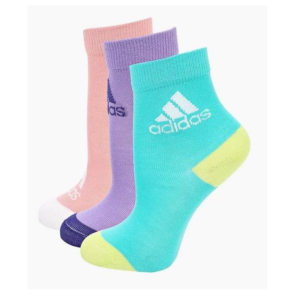 Calcetines niño ADIDAS 3PP chicle/morado/verde