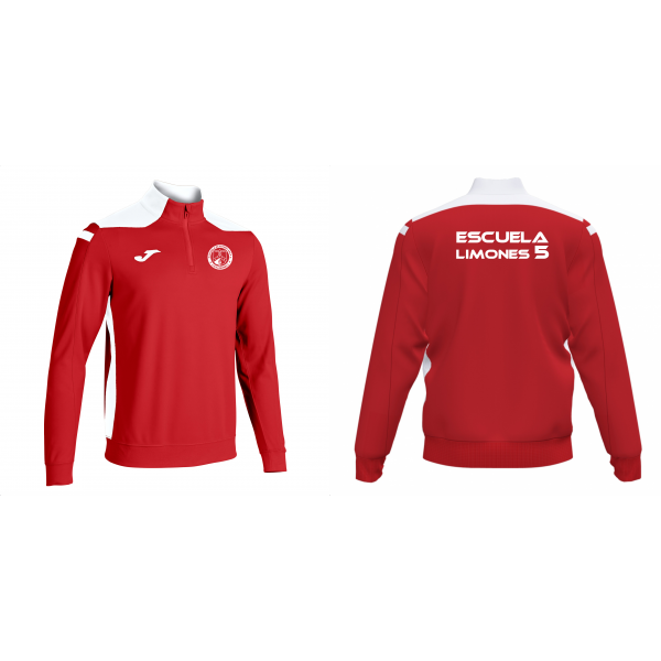 Sudadera JOMA Roja Entrenamiento Escuela Limones 5