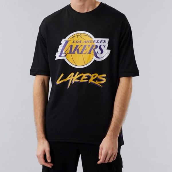 NBA SCRIPT MESH TEE LOSLAK  BLKTRP
