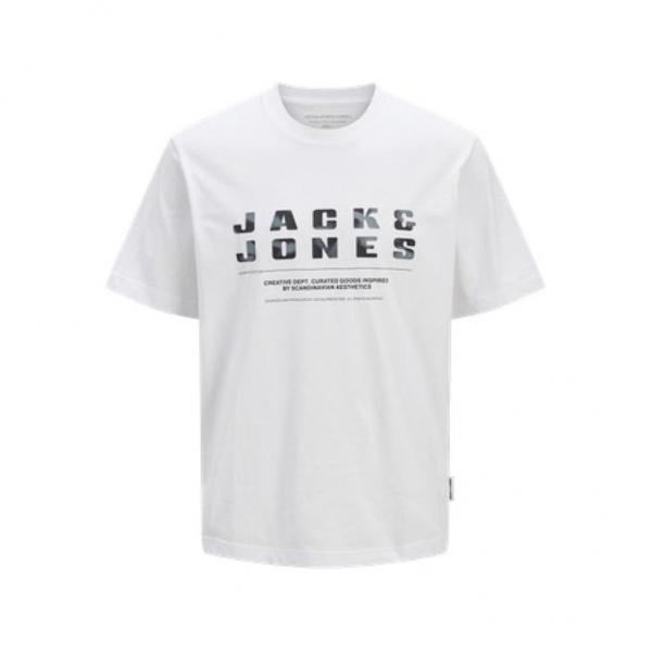 JCORECHARGE FRONT BRANDING TEE CREW NECK