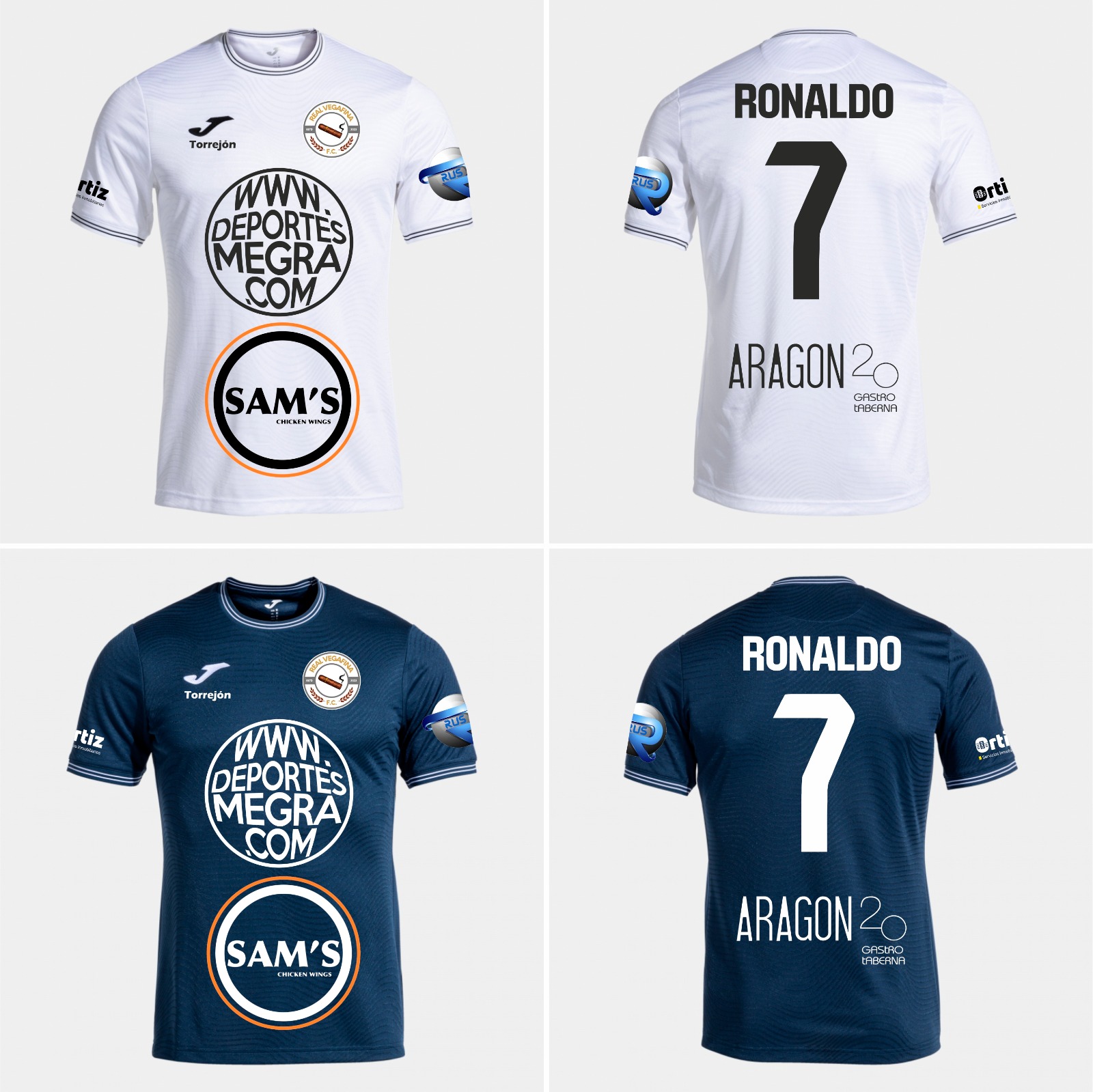 Equipación fútbol personalizada club Torrejón