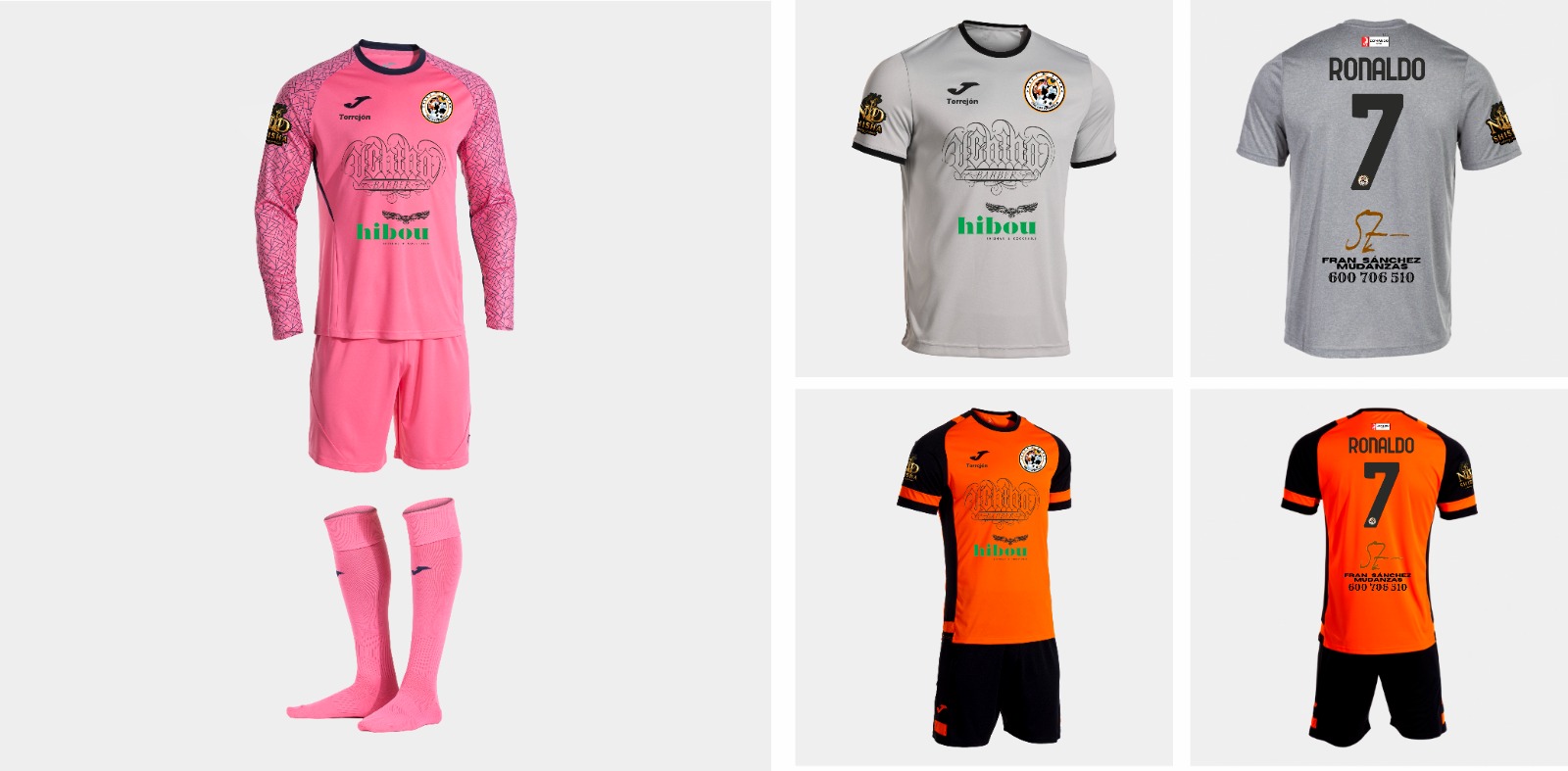 Personalización camisetas equipo Torrejón