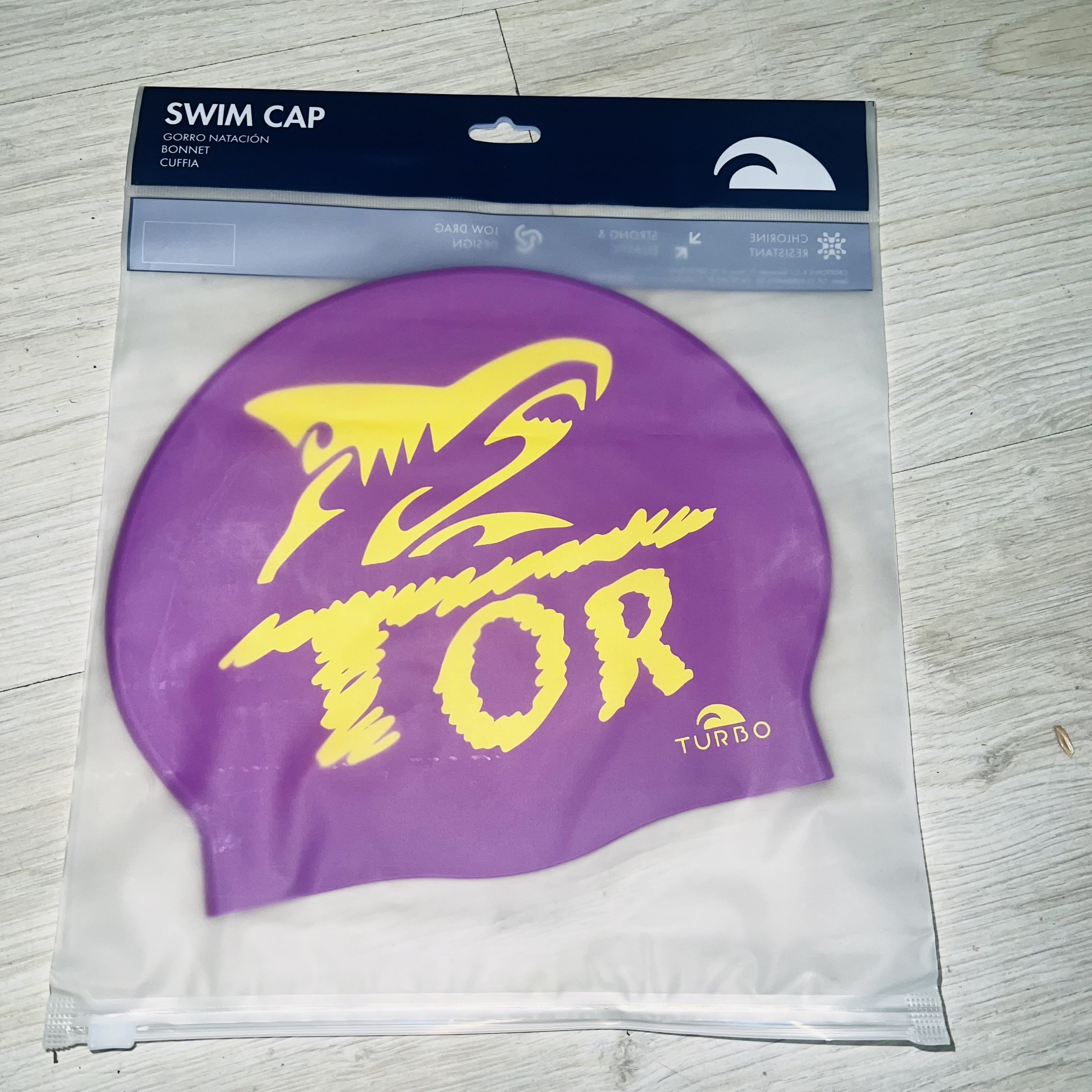 gorro personalizado club natacion torrejon